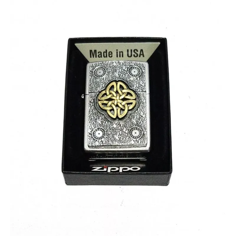 Зажигалка бензиновая Zippo Emblem Celtic Knot Эмблема Кельтский узел (2004750)