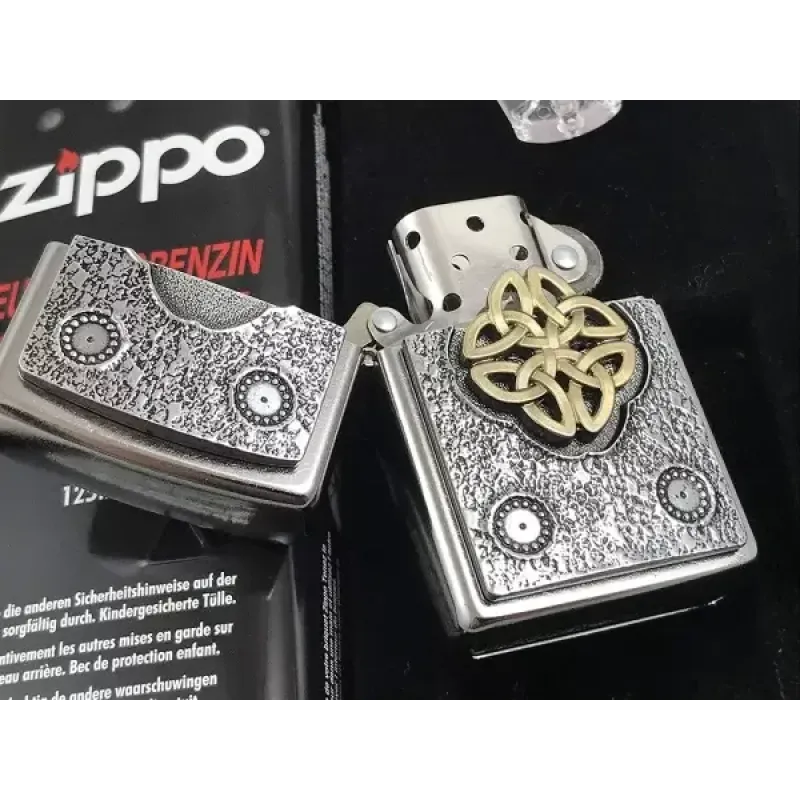 Зажигалка бензиновая Zippo Emblem Celtic Knot Эмблема Кельтский узел (2004750)