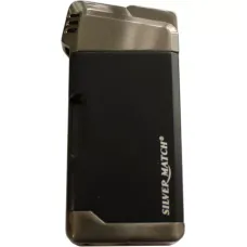 Зажигалка для трубки с двойником Silver Match Sm Hillingdon Piezo Lighter черный (40674225BL)