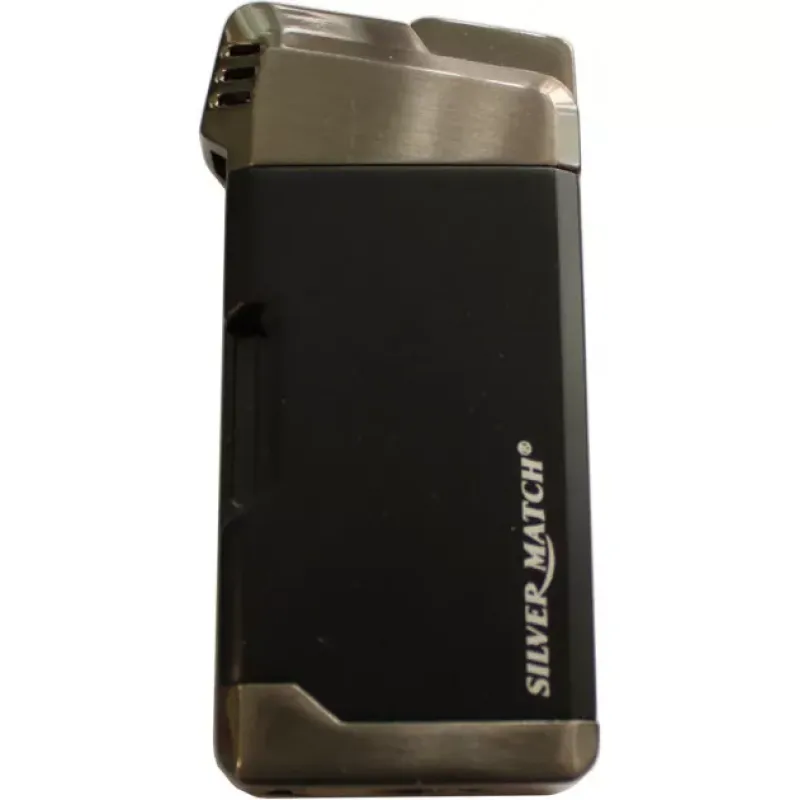Зажигалка для трубки с двойником Silver Match Sm Hillingdon Piezo Lighter черный (40674225BL)