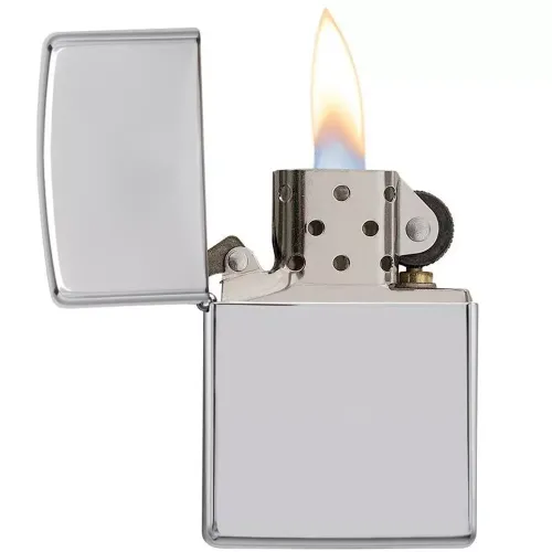 Запальничка армована бензинова Zippo CLASSIC Armor® High Polish Chrome дзеркальний хром (167)