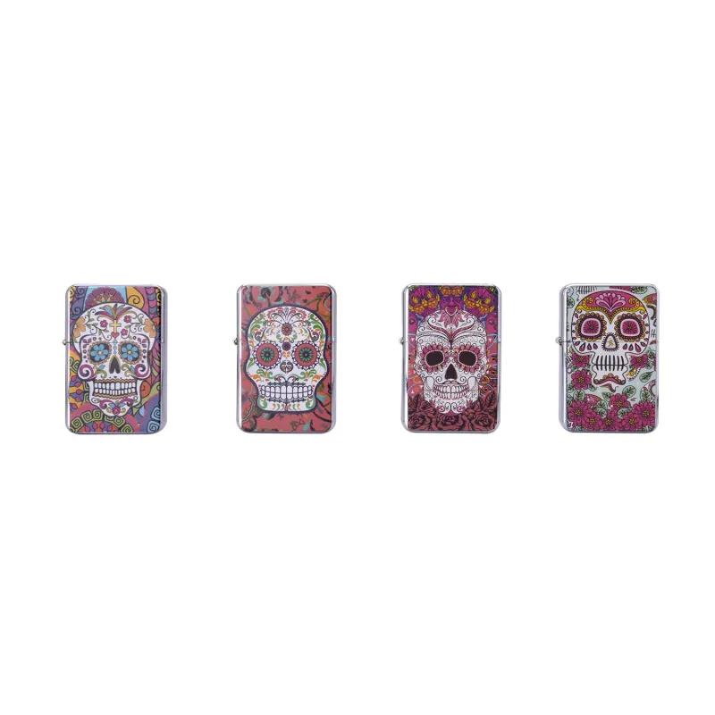 Запальничка бензинова CHAMP Skull WP Lighter - DL-12 (40400227)
