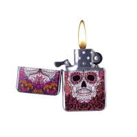 Зажигалка бензиновая CHAMP Skull WP Lighter - DL-12 (40400227)