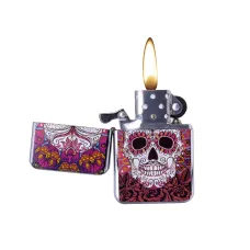 Зажигалка бензиновая CHAMP Skull WP Lighter - DL-12 (40400227)