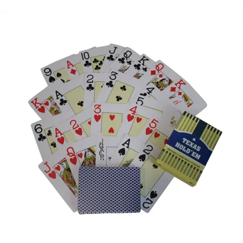 Карти гральні пластикові покерні Duke Texas Hold'em 54 листа 88х68 мм (DN30766BL)