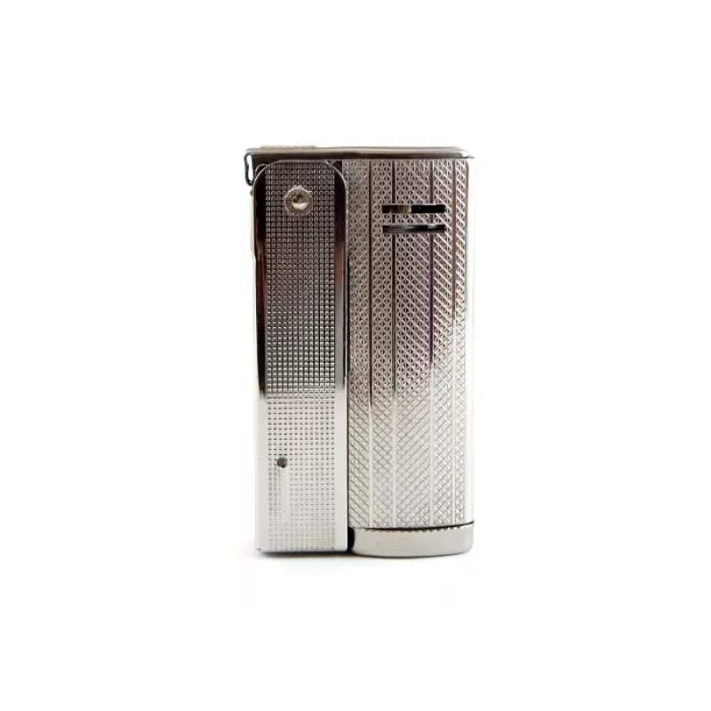 Зажигалка бензиновая кремниевая IMCO Streamline 6800P Oil nickel classic хром с насечками (IM1800071)