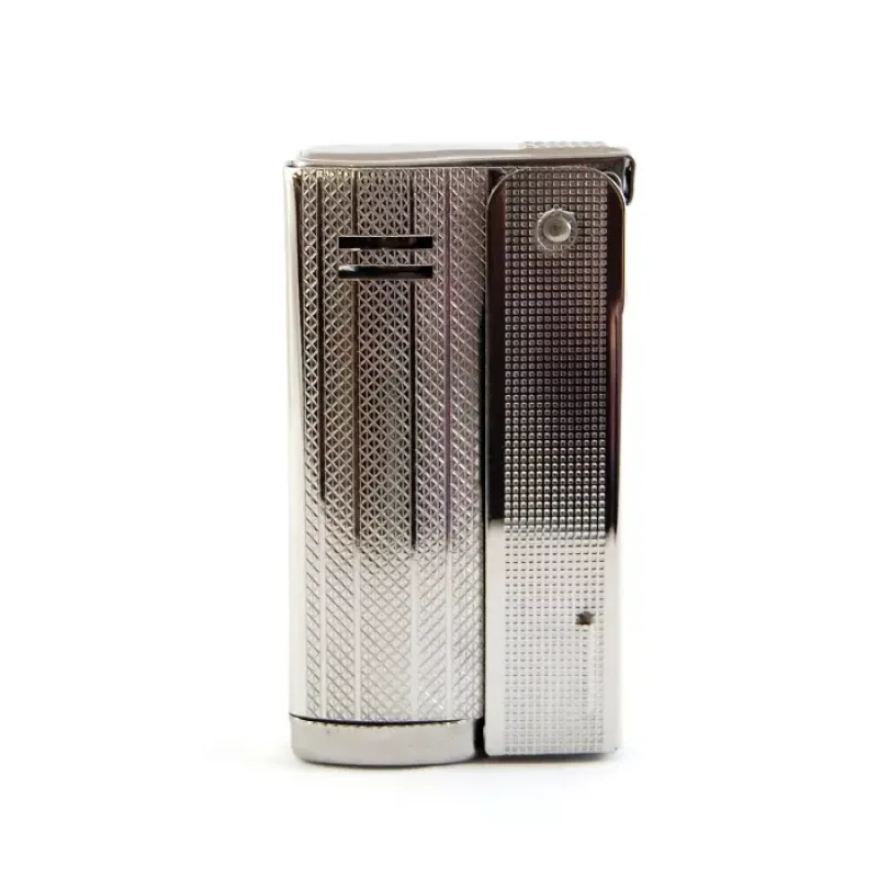 Зажигалка бензиновая кремниевая IMCO Streamline 6800P Oil nickel classic хром с насечками (IM1800071)