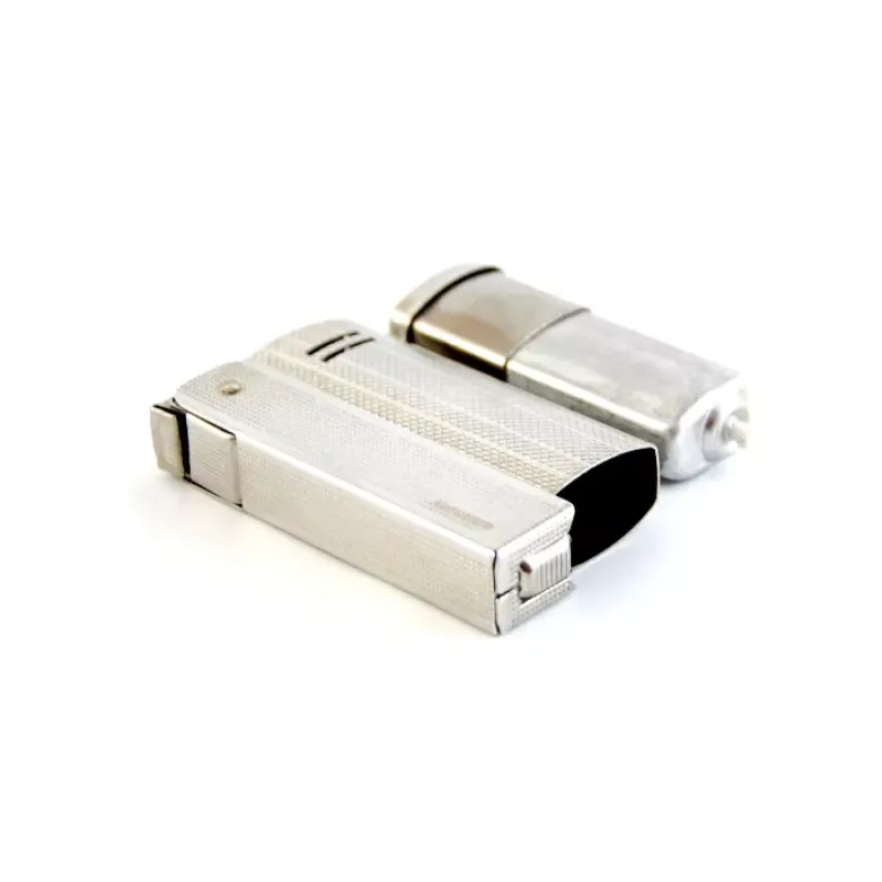 Зажигалка бензиновая кремниевая IMCO Streamline 6800P Oil nickel classic хром с насечками (IM1800071)