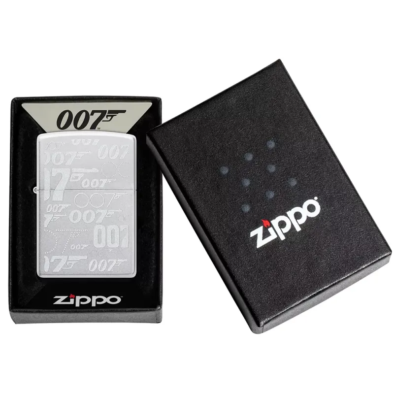 Зажигалка бензиновая ZIPPO Bond BT 007 Gun Logo (48735)