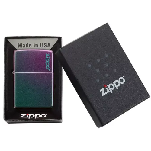 Зажигалка бензиновая ZIPPO Classic Iridescent Zippo Logo, градиент (49146 ZL)