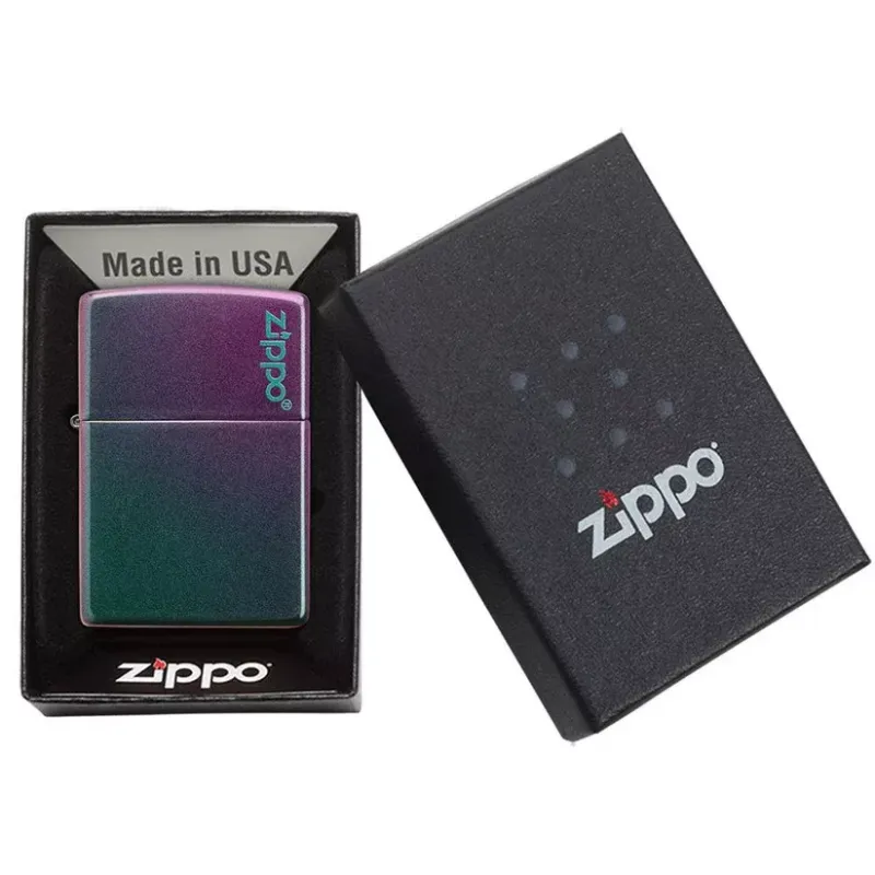 Зажигалка бензиновая ZIPPO Classic Iridescent Zippo Logo, градиент (49146 ZL)