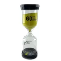 Часы песочные на 60 минут желтый песок 13х5,5х5,5 см (DN32073E)