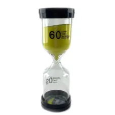 Часы песочные на 60 минут желтый песок 13х5,5х5,5 см (DN32073E)