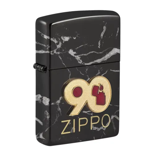 Бензинові запальнички Коллекционная номерная зажигалка Zippo 90th Anniversary Design (49864) Бензинові запальнички Коллекционная номерная зажигалка Zippo 90th Anniversary Design (49864)