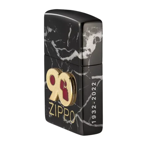 Бензинові запальнички Коллекционная номерная зажигалка Zippo 90th Anniversary Design (49864) Бензинові запальнички Коллекционная номерная зажигалка Zippo 90th Anniversary Design (49864)