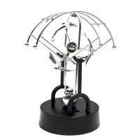 Маятник антистресс магнитный кинетический "Дельфины" инерционный, (4 батареи АА в комплект не входят), (20х15,5х11 см) пластик, хром (DN26128N)