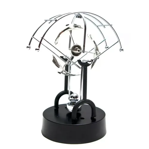 Приниматели решений и антистрессы Маятник антистресс магнитный кинетический "Дельфины" инерционный, (4 батареи АА в комплект не входят), (20х15,5х11 см) пластик, хром (DN26128N)