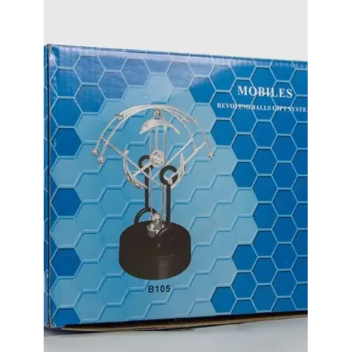 Приниматели решений и антистрессы Маятник антистресс магнитный кинетический "Дельфины" инерционный, (4 батареи АА в комплект не входят), (20х15,5х11 см) пластик, хром (DN26128N)