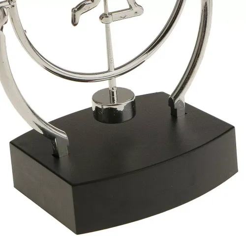 Приниматели решений и антистрессы Маятник антистрес магнітний кінетичний "Купідон" інерційний (2 батареї АА в комплект не входять) пластик, хром (18х14х9 см) (DN26806)