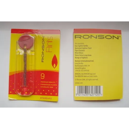 Витратні матеріали та аксесуари Набір кремнії 4 мм 9 шт Ronson пластиковий контейнер з дозатором, блістер на картоні (1100520)
