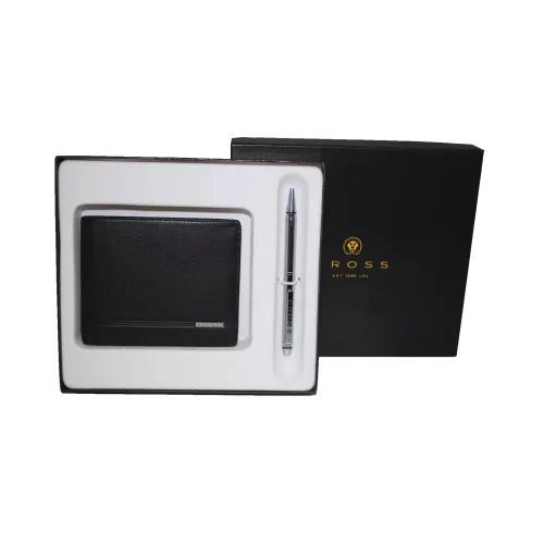 Портмоне та гаманці Набір портмоне з ручкою CROSS CLASSIC CENTURY Чорний (ACC436B-1)