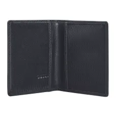 Обкладинка для ID картки, водійського посвідчення, тех паспорта CROSS INSIGNIA , натуральна шкіра, чорна, подарункова коробка (AC248422B-1)