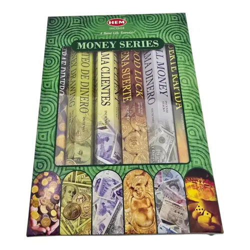 Набори пахощів Подарунковий набір пахощів 6 ароматів Money Series Hexa Gift Pack Грошова серія, 6 упаковок по 20 паличок (DN36546)