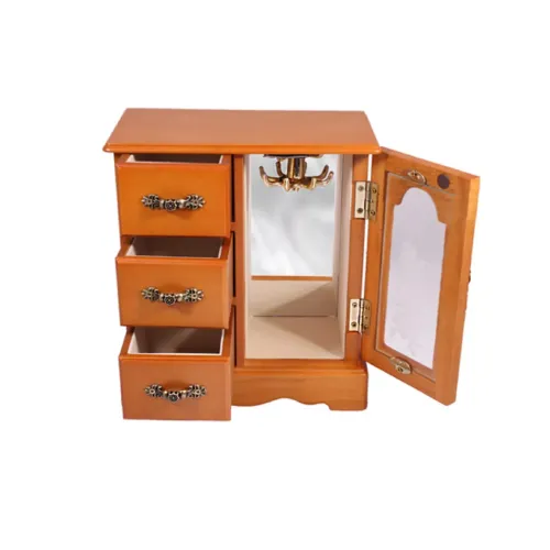 Скриньки, комодики, шафки Шафка-скринька під прикраси King Wood, горіх (JF-C3012A)