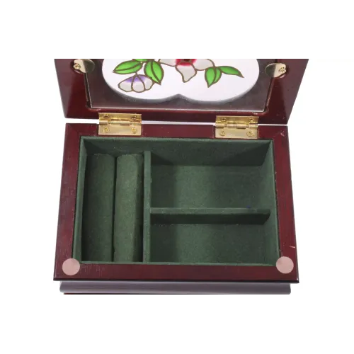 Ящики, комодики, шкафчики Шкатулка для украшений King Wood, вишня (JF-K09086B)