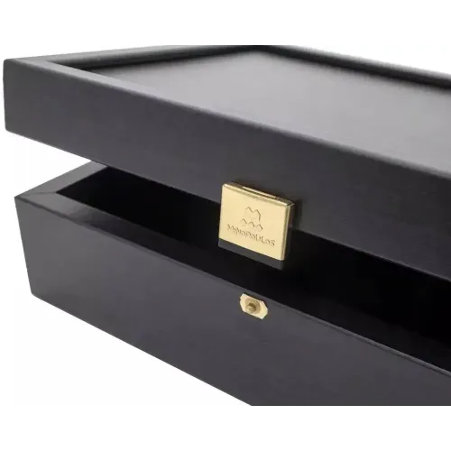 Класичні ігри Скринька для зберігання шахів Manopoulos 24х17х6 см Чорний (WK2)