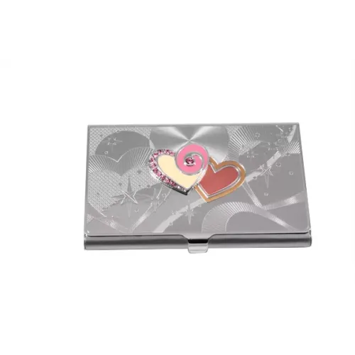 Визитницы, кардхолдеры Візитниця Jardin D'ete Срібляста (V98-6408A)