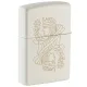 Бензиновые зажигалки Зажигалка бензиновая Zippo 214 King Queen Design Белая (49847)