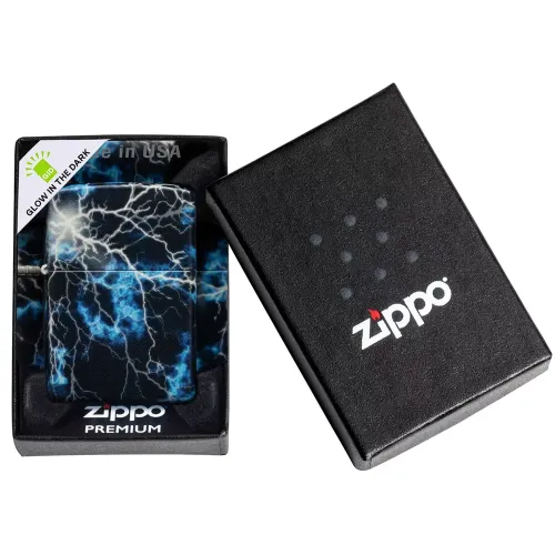Бензинові запальнички Запальничка бензинова Zippo Lightning Design (48610) Бензинові запальнички Запальничка бензинова Zippo Lightning Design (48610)