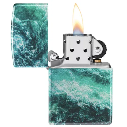 Бензинові запальнички Запальничка бензинова Zippo Rogue Wave Design (48621) Бензинові запальнички Запальничка бензинова Zippo Rogue Wave Design (48621)