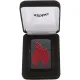 Бензиновые зажигалки Зажигалка бензиновая ZIPPO Blind Flame, красные кристаллы, бархатная подарочная коробка (29106)