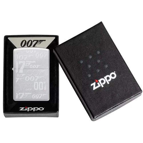 Бензинові запальнички Запальничка бензинова ZIPPO Bond BT 007 Gun Logo (48735)
