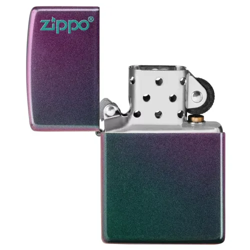 Бензинові запальнички Запальничка бензинова ZIPPO Classic Iridescent Zippo Logo, градиєнт (49146 ZL)