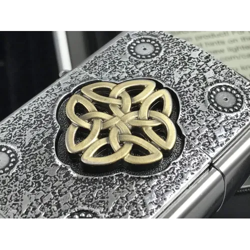 Бензиновые зажигалки Зажигалка бензиновая Zippo Emblem Celtic Knot Эмблема Кельтский узел (2004750)