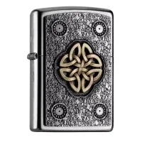 Запальничка бензинова Zippo Emblem Celtic Knot Емблема Кельтський вузол (2004750)