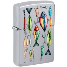 Зажигалка бензиновая Zippo Fishing Hooks Design (46319)