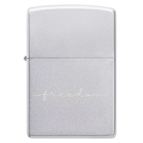 Бензиновые зажигалки Зажигалка бензиновая Zippo Freedom Design (46358) Бензиновые зажигалки Зажигалка бензиновая Zippo Freedom Design (46358)