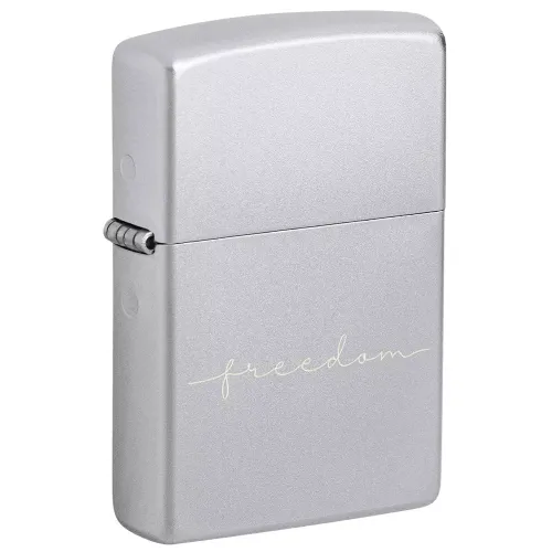 Бензиновые зажигалки Зажигалка бензиновая Zippo Freedom Design (46358) Бензиновые зажигалки Зажигалка бензиновая Zippo Freedom Design (46358)