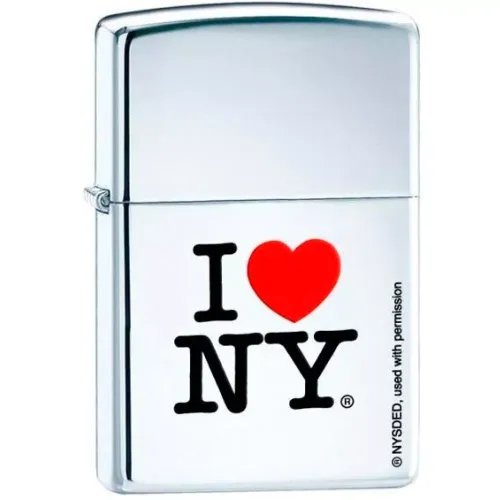 Бензинові запальнички Запальничка бензинова "ZIPPO" I LOVE NY (24799)