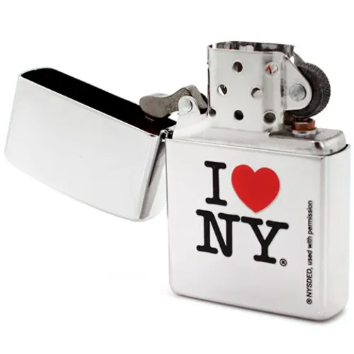 Бензинові запальнички Запальничка бензинова "ZIPPO" I LOVE NY (24799)