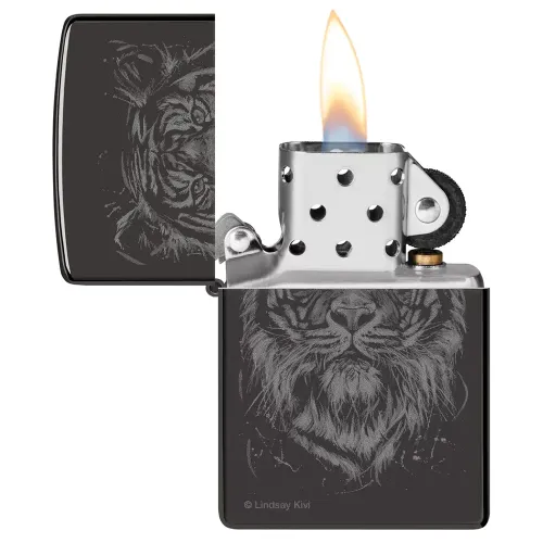 Бензиновые зажигалки Зажигалка бензиновая Zippo Lindsay Kivi (48935)