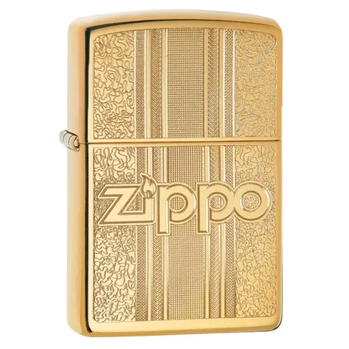 Бензинові запальнички Запальничка бензинова ZIPPO" Zippo and Pattern Design, золотиста (29677)