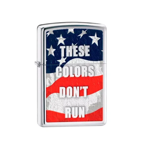 Бензиновые зажигалки Зажигалка бензиновая "ZIPPO" THESE COLORS DONT RUN (28292)