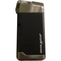 Зажигалка для трубки с двойником Silver Match Sm Hillingdon Piezo Lighter черный (40674225BL) Зажигалка для трубки с двойником Silver Match Sm Hillingdon Piezo Lighter черный (40674225BL)