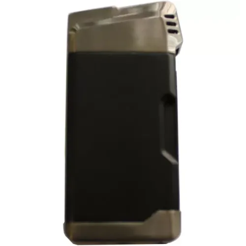 Бензинові запальнички Запальничка для трубки із двійником Silver Match Sm Hillingdon Piezo Lighter чорний (40674225BL)