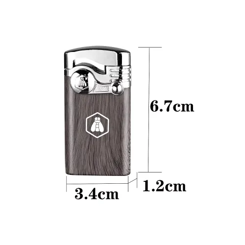 Газові запальнички Запальничка газова п'єзо турбо Laguiole метал Венге (40202534BL)